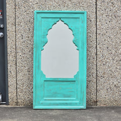 Handcrafted Indian Furniture Carved Wooden Wall Lining Mirror Frame 80x5x150Cm Handcrafted Indian Furniture Carved Wooden Wall Lining Mirror Frame 80x5x150Cm