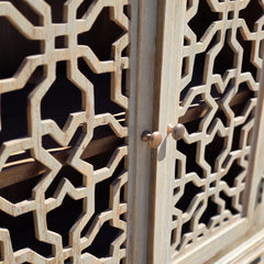 Indian Style Carved Solid Wood Cabinet Vanity 100x45x106cm Indian Style Carved Solid Wood Cabinet Vanity 100x45x106cm