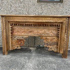 Indian Furniture Solid Hard Wood Carved Console Table 150X40X90 Cm Brown Indian Furniture Solid Hard Wood Carved Console Table 150X40X90 Cm Brown