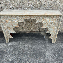 Indian Furniture Solid Hard Wood Carved Console Table Indian Furniture Solid Hard Wood Carved Console Table