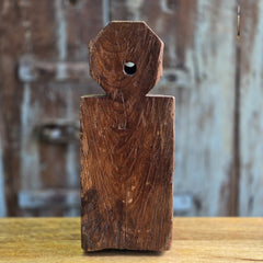 Antique Indian Handmade Carved Solid Wood Door Stop 36 Antique Indian Handmade Carved Solid Wood Door Stop 36