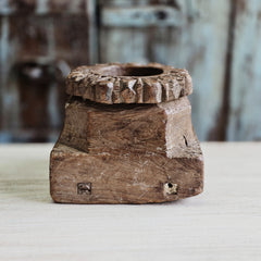 Indian Wooden Hand Carved Candle Holder Stand 145 Indian Wooden Hand Carved Candle Holder Stand 145