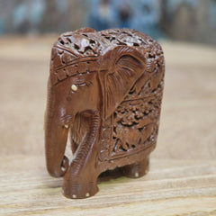 Indian Handcrafted Wooden Elephant Home Decor Showpiece 204 Indian Handcrafted Wooden Elephant Home Decor Showpiece 204