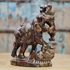 Indian Handcrafted Wooden Elephant Home Decor Showpiece 221 Indian Handcrafted Wooden Elephant Home Decor Showpiece 221