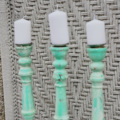 Indian Wooden Hand Carved Candle Holder Stand (Set of 3) 274 Indian Wooden Hand Carved Candle Holder Stand (Set of 3) 274