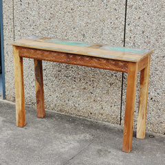 Handmade Indian Furniture Solid Hard Wood Carved Console Table Handmade Indian Furniture Solid Hard Wood Carved Console Table