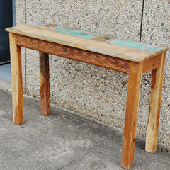 Handmade Indian Furniture Solid Hard Wood Carved Console Table Handmade Indian Furniture Solid Hard Wood Carved Console Table