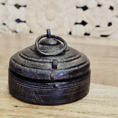 Indian Handcrafted Wooden Home Decor Spice Box A09 Indian Handcrafted Wooden Home Decor Spice Box A09