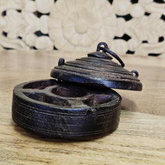 Indian Handcrafted Wooden Home Decor Spice Box A09 Indian Handcrafted Wooden Home Decor Spice Box A09