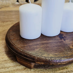 Indian Hand Carved Home Decor Wooden Chapati Board A13 Indian Hand Carved Home Decor Wooden Chapati Board A13