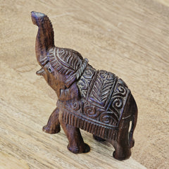 Indian Handcrafted Wooden Elephant Home Decor Showpiece A07 Indian Handcrafted Wooden Elephant Home Decor Showpiece A07