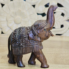 Indian Handcrafted Wooden Elephant Home Decor Showpiece A07 Indian Handcrafted Wooden Elephant Home Decor Showpiece A07