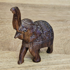 Indian Handcrafted Wooden Elephant Home Decor Showpiece A07 Indian Handcrafted Wooden Elephant Home Decor Showpiece A07