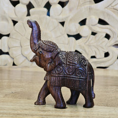 Indian Handcrafted Wooden Elephant Home Decor Showpiece A07 Indian Handcrafted Wooden Elephant Home Decor Showpiece A07