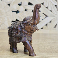 Indian Handcrafted Wooden Elephant Home Decor Showpiece A07 Indian Handcrafted Wooden Elephant Home Decor Showpiece A07