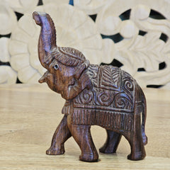Indian Handcrafted Wooden Elephant Home Decor Showpiece A07 Indian Handcrafted Wooden Elephant Home Decor Showpiece A07