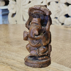 Indian Handcrafted Wooden Ganesh Home Decor Showpiece A21 Indian Handcrafted Wooden Ganesh Home Decor Showpiece A21