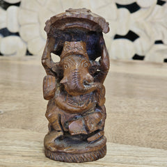 Indian Handcrafted Wooden Ganesh Home Decor Showpiece A21 Indian Handcrafted Wooden Ganesh Home Decor Showpiece A21