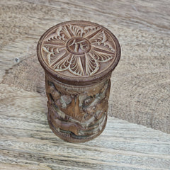 Indian Handcrafted Wooden Home Decor Showpiece A22 Indian Handcrafted Wooden Home Decor Showpiece A22