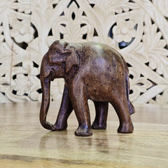 Indian Handcrafted Wooden Elephant Home Decor Showpiece A06 Indian Handcrafted Wooden Elephant Home Decor Showpiece A06