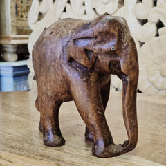 Indian Handcrafted Wooden Elephant Home Decor Showpiece A06 Indian Handcrafted Wooden Elephant Home Decor Showpiece A06