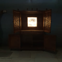 Hand Carved Indian Solid Wood Home Temple Hand Carved Indian Solid Wood Home Temple
