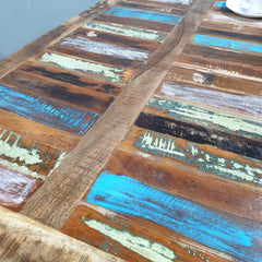 Indian Furniture Nirvana Reclaimed Farmhouse Garden Dining Table 240x100x75 cm Indian Furniture Nirvana Reclaimed Farmhouse Garden Dining Table 240x100x75 cm