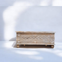 Handmade Indian Furniture Solid Hard Wood Carved Blanket Box Brown Handmade Indian Furniture Solid Hard Wood Carved Blanket Box Brown