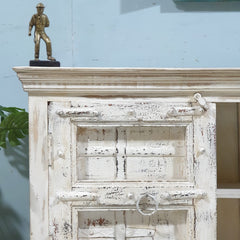 Indian antique Doors Cabinet / Vanity Whitewash 122X45X85 Cm Indian antique Doors Cabinet / Vanity Whitewash 122X45X85 Cm