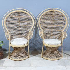 Cane Studio Wicker Rattan Bamboo Cane Chair  119x63x160 cm Cane Studio Wicker Rattan Bamboo Cane Chair  119x63x160 cm
