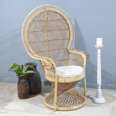 Cane Studio Wicker Rattan Bamboo Cane Chair  119x63x160 cm Cane Studio Wicker Rattan Bamboo Cane Chair  119x63x160 cm