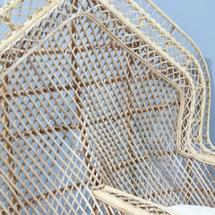 Cane Studio Wicker Double Rattan Bamboo Cane Chair  184 x 79 x 169 cm Cane Studio Wicker Double Rattan Bamboo Cane Chair  184 x 79 x 169 cm