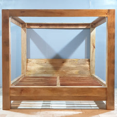 Handmade Classic Solid Sheesham Wood Poster King Size Bed Handmade Classic Solid Sheesham Wood Poster King Size Bed