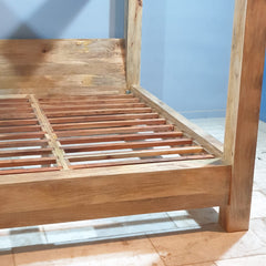 Handmade Classic Solid Sheesham Wood Poster King Size Bed Handmade Classic Solid Sheesham Wood Poster King Size Bed