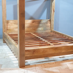 Handmade Classic Solid Sheesham Wood Poster King Size Bed Handmade Classic Solid Sheesham Wood Poster King Size Bed