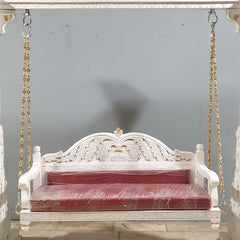 Indian Furniture Hand Carved Solid Hard Wood Swing Set Indian Furniture Hand Carved Solid Hard Wood Swing Set