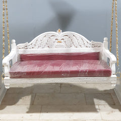 Indian Furniture Hand Carved Solid Hard Wood Swing Set Indian Furniture Hand Carved Solid Hard Wood Swing Set