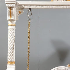 Indian Furniture Hand Carved Solid Hard Wood Swing Set Indian Furniture Hand Carved Solid Hard Wood Swing Set