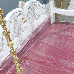 Indian Furniture Hand Carved Solid Hard Wood Swing Set Indian Furniture Hand Carved Solid Hard Wood Swing Set
