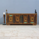 Antique Hand Carved Solid Wood Sideboard 160x40x60 cm