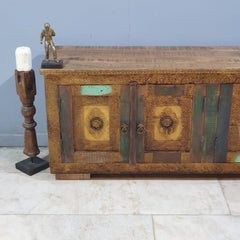Antique Hand Carved Solid Wood Sideboard 160x40x60 cm Antique Hand Carved Solid Wood Sideboard 160x40x60 cm
