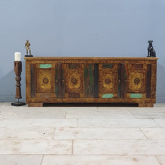 Antique Hand Carved Solid Wood Sideboard 160x40x60 cm Antique Hand Carved Solid Wood Sideboard 160x40x60 cm