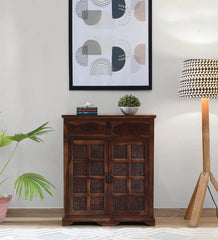 Sheesham Wood Cabinet In Scratch Resistant Provincial Teak Finish Sheesham Wood Cabinet In Scratch Resistant Provincial Teak Finish