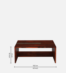 Shanti Surprise Sheesham Wood Nesting Coffee Table Set ( 4 Stools ) In Scratch Resistant Honey Oak Finish With Brass Cladding Shanti Surprise Sheesham Wood Nesting Coffee Table Set ( 4 Stools ) In Scratch Resistant Honey Oak Finish With Brass Cladding