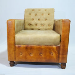 CHESTERFIELD Aged leather Couch Sofa CHESTERFIELD Aged leather Couch Sofa