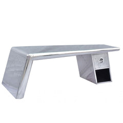 Aviator Aluminium Aviation rivet detail unusual rectangle coffee table 130x60x45cm Aviator Aluminium Aviation rivet detail unusual rectangle coffee table 130x60x45cm