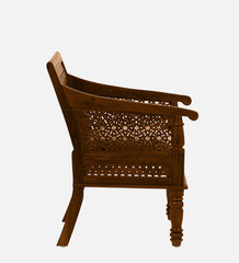 Shanti Surprise Sheesham Wood 1 Seater Sofa In Scratch Resistant Provincial Teak Finish Shanti Surprise Sheesham Wood 1 Seater Sofa In Scratch Resistant Provincial Teak Finish