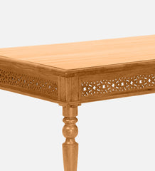 Shanti Surprise  Sheesham Wood 6 Seater Dining Set In Scratch Resistant Rustic Teak Finish Shanti Surprise  Sheesham Wood 6 Seater Dining Set In Scratch Resistant Rustic Teak Finish