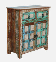 Reclaimed Wood Cabinet In Distress Finish Reclaimed Wood Cabinet In Distress Finish