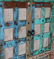 Reclaimed Wood Cabinet In Distress Finish Reclaimed Wood Cabinet In Distress Finish